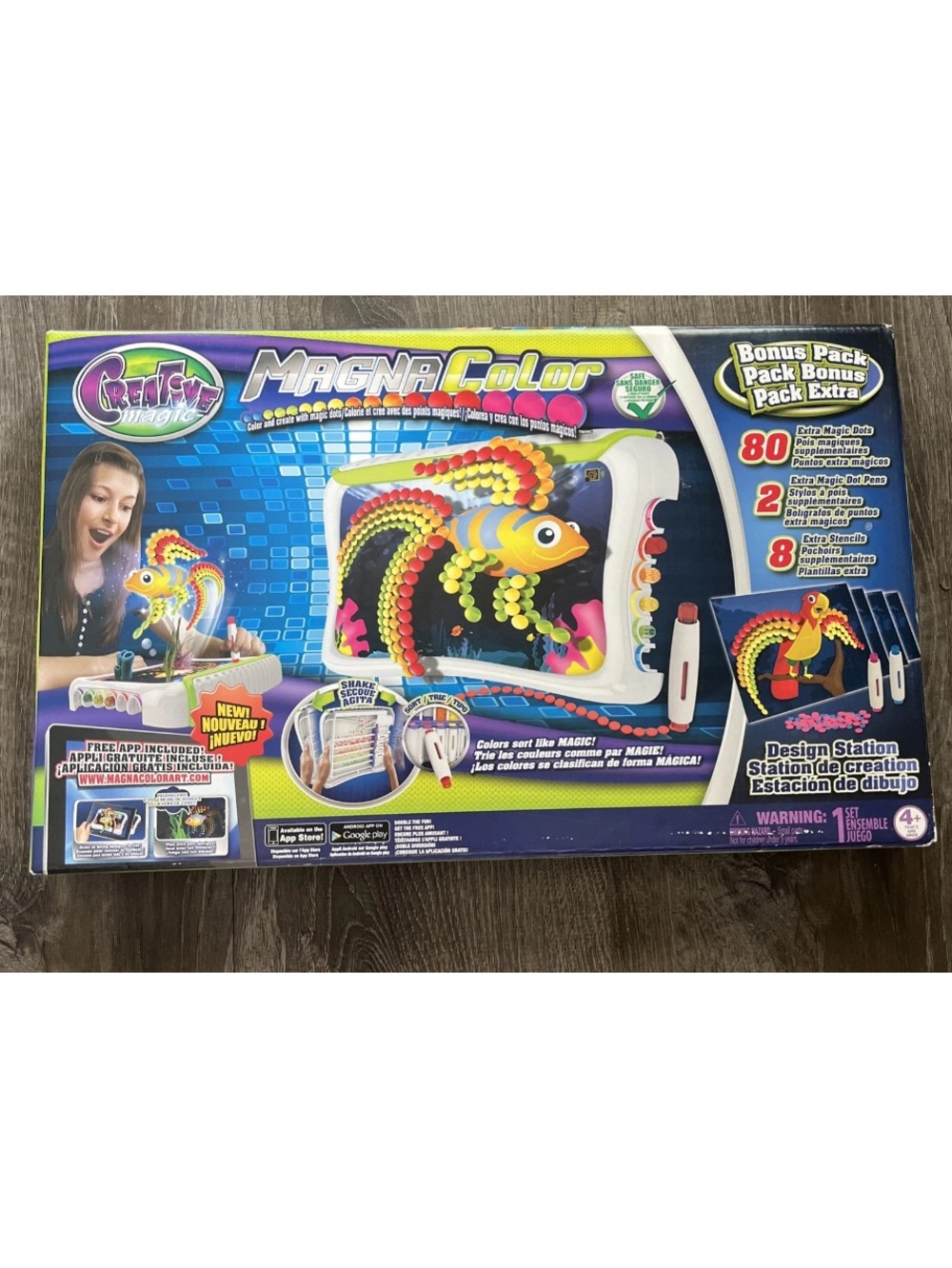 Magna Color Magnetic Dot Art Kit - Multicolor